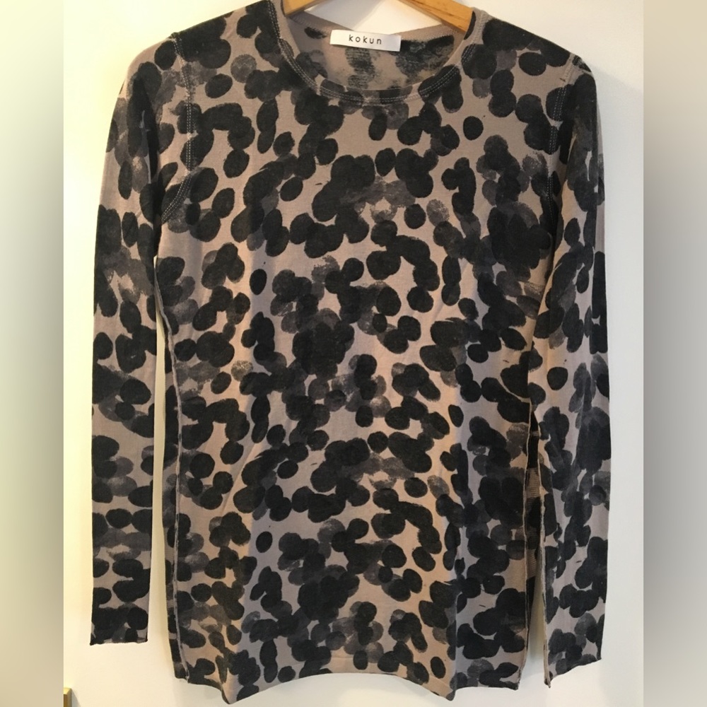 KOKUN patterned sweater Sz M